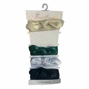 New Baby Girls Bow Favor Metallic Hair Bow Lot